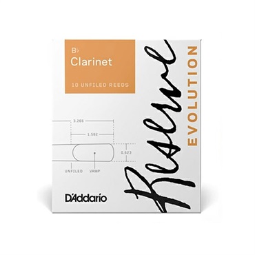 D'Addario Woodwinds (RICO) 【旧パッケージ】《硬さ：4.0》B♭クラリネット用リード ダダリオ・ウッドウインズ レゼルヴ(Reserve) エヴォリューション【史上最大決算セール】