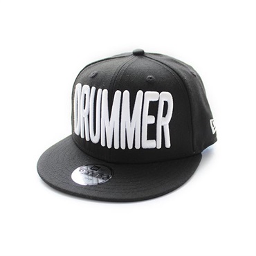 DRUMMERS TOP TEAM NEW ERA 9FIFTY Youth（子供用）[White×Black]【アジャスタプルベルト付】