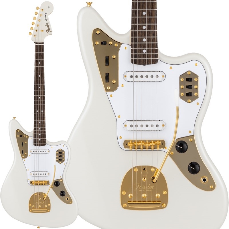 Traditional 2025 Collection 60s Jaguar (White Pearl/Rosewood)【Fender The Spring Summer 2025 Campaign】の商品画像