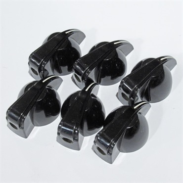 FENDER 0935 AMP KNOB BLK CH