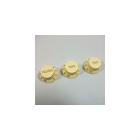 Strat 1V2T knob set Ivory [商品番号 : 8572]