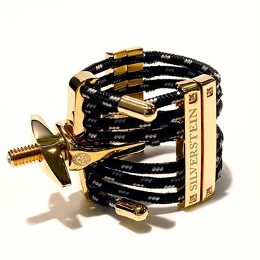 Silverstein 【旧品番処分特価!!】「HG02A(第4世代)」サックスメタル用リガチャー ヘキサ シャンパンゴールド