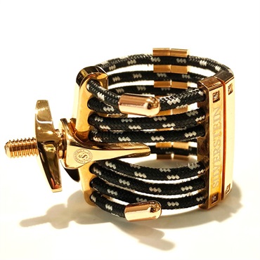 【旧品番処分特価!!】「HR03A(第4世代)」ソプラノサックス用リガチャー ヘキサ ローズゴールド