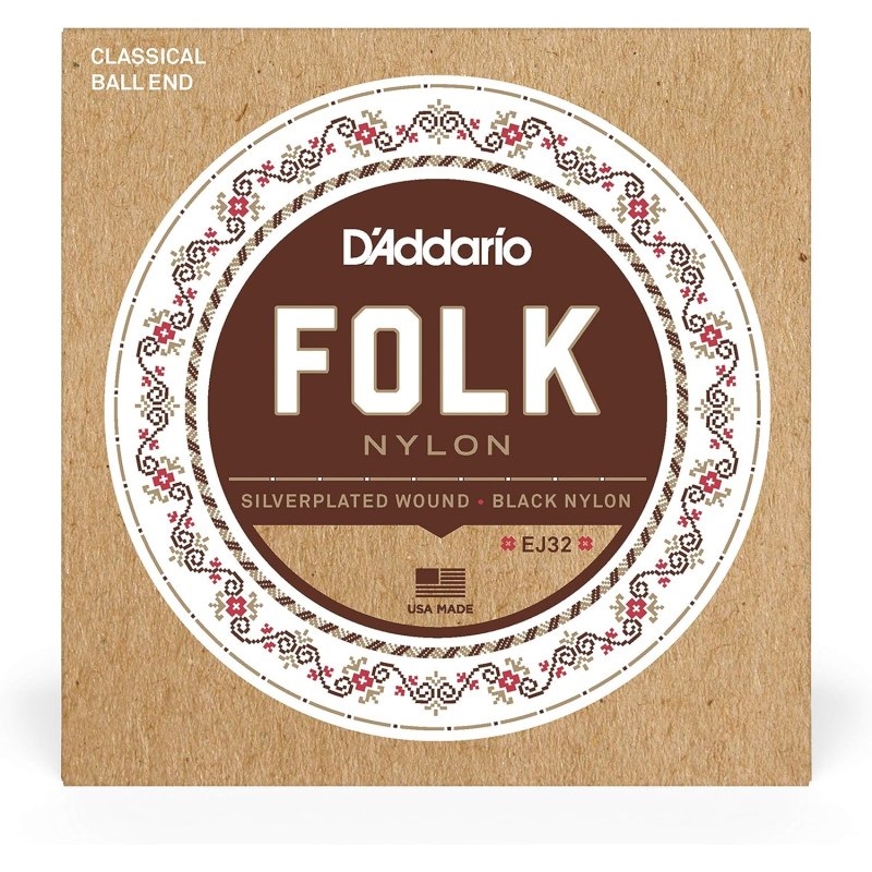 D’Addario EJ32  Silver/Black/Treble[クラシックギター弦]