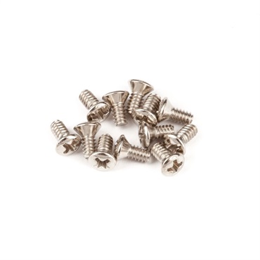 Fender USA 【創業50周年大決算SALE】 Slide Switch Mounting Screws - Jaguar(R)/Jazzmaster(R)， (4-40 X 1/4 philips)， Nickel (12)(#0015719049)