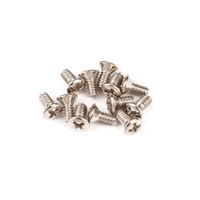 Slide Switch Mounting Screws - Jaguar(R)/Jazzmaster(R)， (4-40 X 1/4 philips)， Nickel (12)(#0015719049)