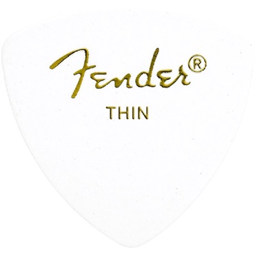 Fender USA 【創業50周年大決算SALE】 CLASSIC CELLULOID PICKS， 346 SHAPE - 12 PACK【ホワイト/THIN】[#1980346780]