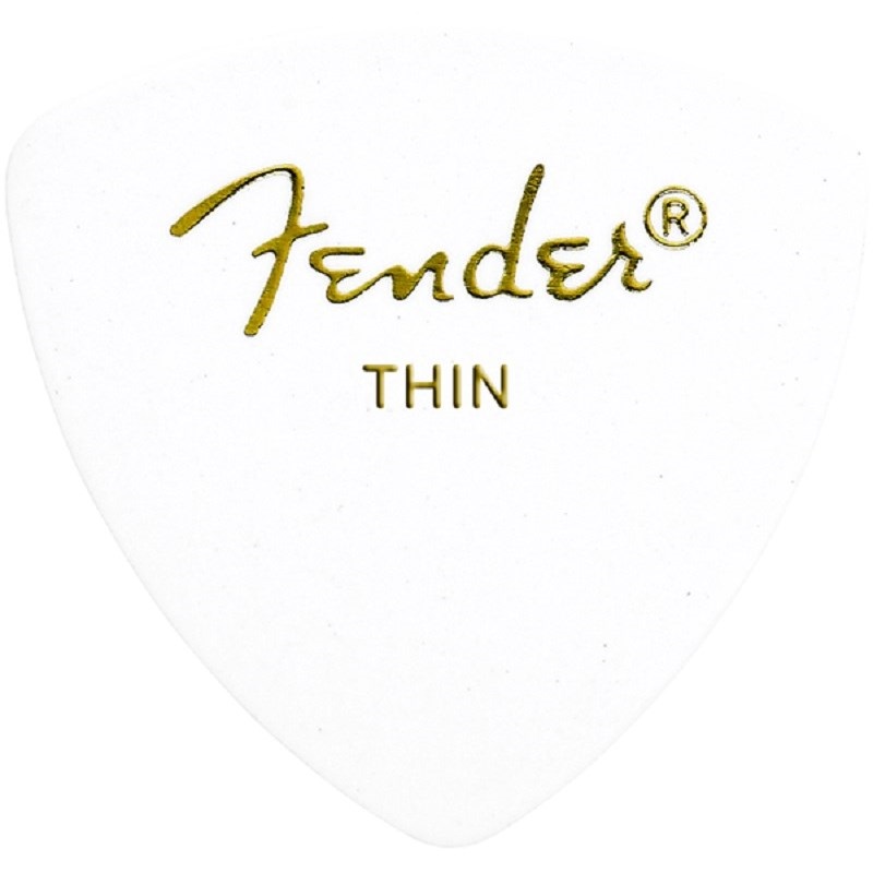 Fender USA 【創業50周年大決算SALE】 CLASSIC CELLULOID PICKS， 346 SHAPE - 12 PACK【ホワイト/THIN】[#1980346780]