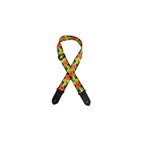 1.5  POLYESTER UKULELE STRAP - HAWAIIAN HIBISCUS