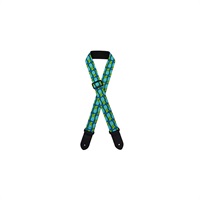 1.5  FABRIC UKULELE STRAP - TURQUOISE PINEAPPLES