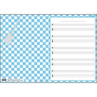 プリマ 書いて消せる！ベースTABファイル[PRKO-3]（クリアファイル）