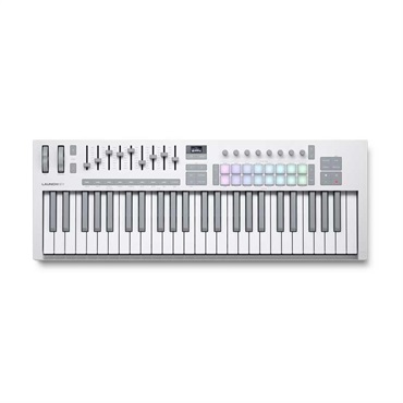 NOVATION Launchkey 49 Mk4 White【ご予約商品・5月下旬頃発売予定】(ノベーション)(ラウンチキー)(49鍵盤USB・MIDIコントローラー)【NKS対応製品】【Steinberg Cubase LE 14付属！】