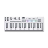 Launchkey 49 Mk4 White【ご予約商品・5月下旬頃発売予定】(ノベーション)(ラウンチキー)(49鍵盤USB・MIDIコントローラー)【NKS対応製品】【Steinberg Cubase LE 14付属！】