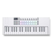 Launchkey Mini 37 Mk4 White【ご予約商品・5月下旬頃発売予定】(ノベーション)(ラウンチキー)(37鍵盤ミニ・USB・MIDIコントローラー)【NKS対応製品】【Steinberg Cubase LE 14付属！】