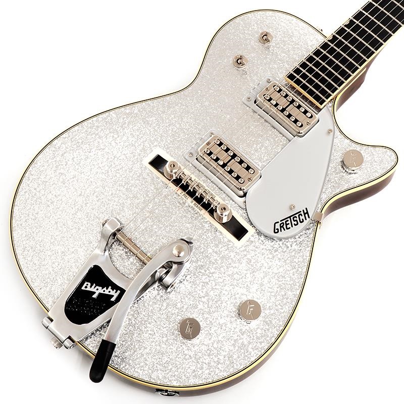 GRETSCH G6129T-59 Vintage Select ’59 Silver Jet with Bigsby (Silver Sparkle)