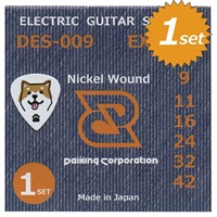 エレキギター弦 DES-009 09-42×1セット【ピック1枚付き】