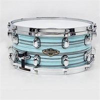 Starclassic Walnut/Birch Snare Drum 14×6.5 - Lacquer Arctic Blue Oyster [WBSS65-LLO]