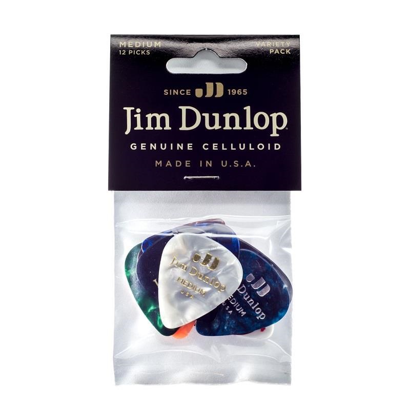 Dunlop (Jim Dunlop) PVP106 Celluloid Pick Variety Pack[Medium/12pk]