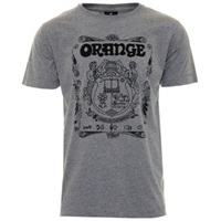 ORANGE CREST T SHIRT GRAY (SMALL)