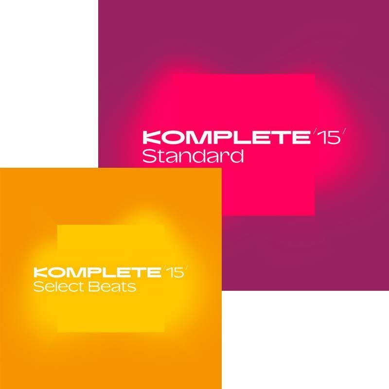 Native Instruments 【Summer of Sound 2025】Komplete 15 Select Beats + Komplete 15 Standard Upgrade for KSelect DL【数量限定セット】(オンライン納品)(ネイティブインストルメンツ)(コンプリート)
