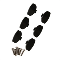 PRS Phase III Wing Tuner Buttons  Black  Set of 6 ﾍﾟｸﾞﾎﾞﾀﾝ