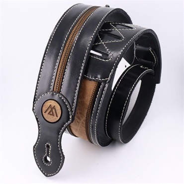 LAMANTA ZIP (Black & Brown Leather) [LM21NM]
