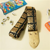 古着物帯ロッツオブ寿ギターストラップ