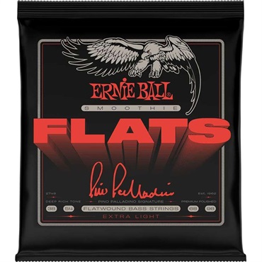 ERNIE BALL 【5月24日入荷予定、ご予約受付中】 Pino Palladino Smoothie Flats Bass Strings (Flat Wound / Extra Light 38-98)