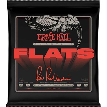 ERNIE BALL 【5月24日入荷予定、ご予約受付中】 Pino Palladino Smoothie Flats Bass Strings (Flat Wound / Medium 43-108)