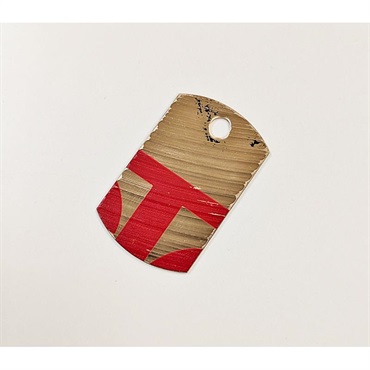 ECO MUSIC シンバルドッグタグ 【割れシンバルを使用したアクセサリー