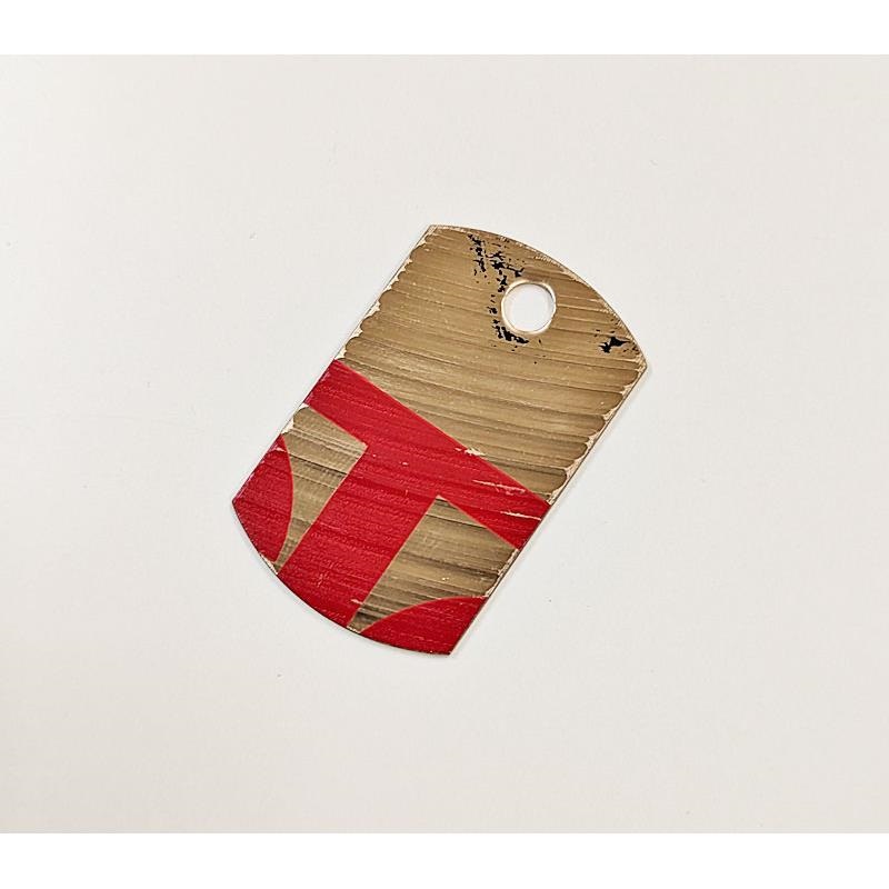 ECO MUSIC シンバルドッグタグ 【割れシンバルを使用した