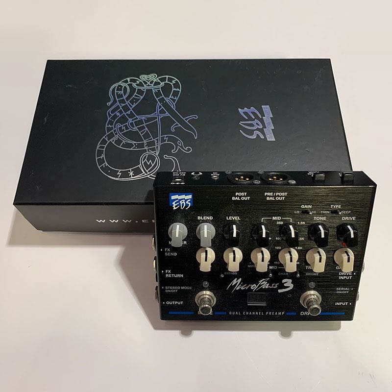 EBS MicroBass 3 2-channel Preamp Pedal | Sweetwater