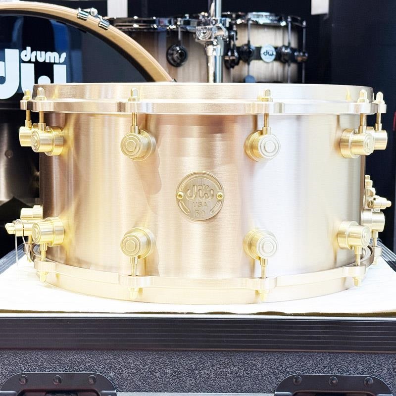 dw MFG True-Cast Snare Drum 14×7 [Sand-Cast，Machined Bell Bronze Shell and Hardware/No.050 of 100/専用ハードケース付属/DRVZ0714STZ]の商品画像