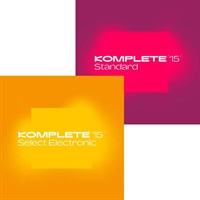 【Summer of Sound 2025】Komplete 15 Select Electronic + Komplete 15 Standard UPG for KSelect (オンライン納品)(コンプリート)【数量限定セット】