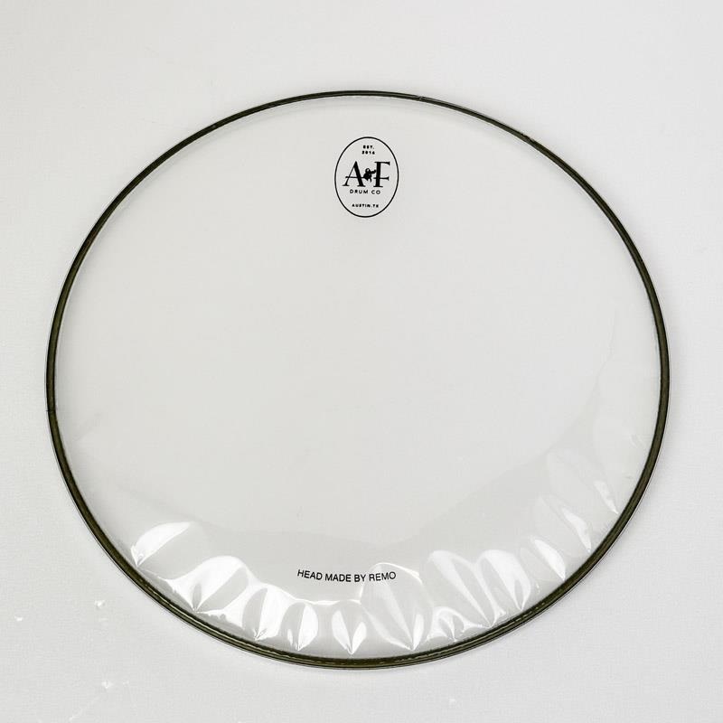 A&F Drum Co A&F Logo Heads 12''  [Snare Side Hazy Ambassador]