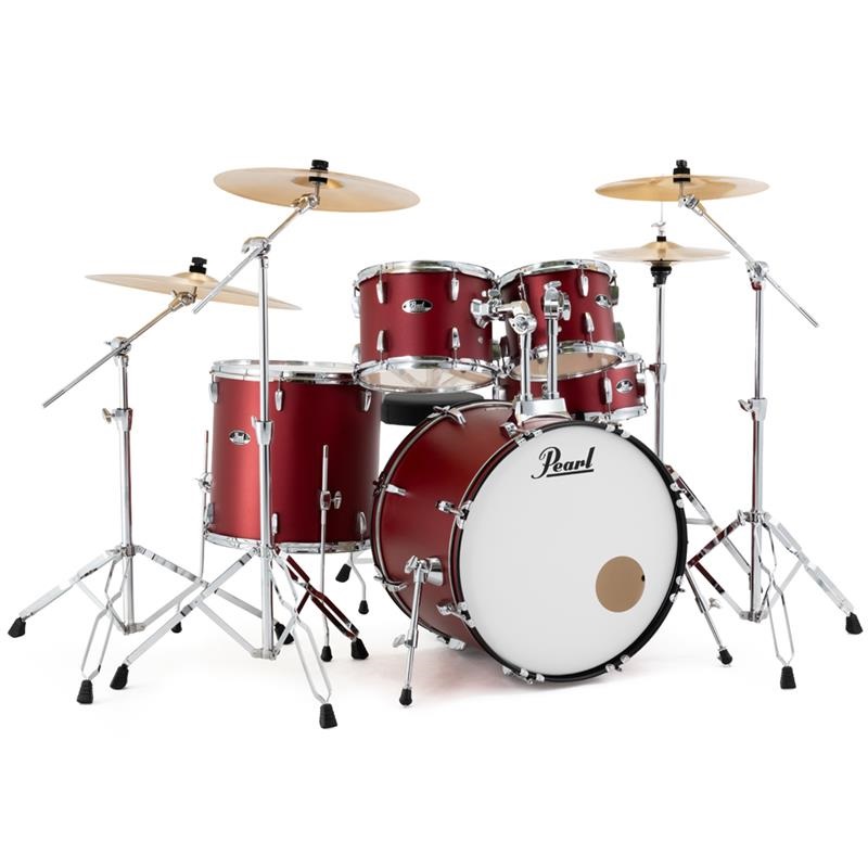 Pearl RS525SCWN/C-2CSN #747 [ROADSHOW シンバル付ドラムフルセット / 2クラッシュシンバル仕様 - Matt Red]【限定品】
