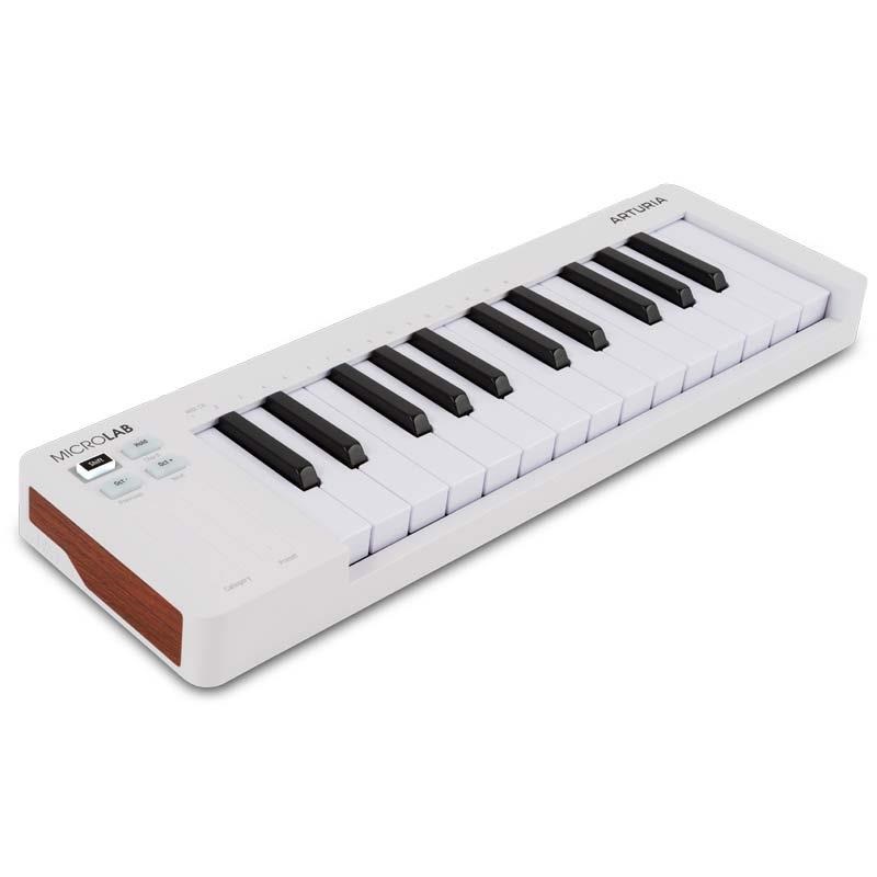 Arturia MICROLAB MK3 WH(USB・MIDIコントローラー)(アートリア)(マイクロラボ)