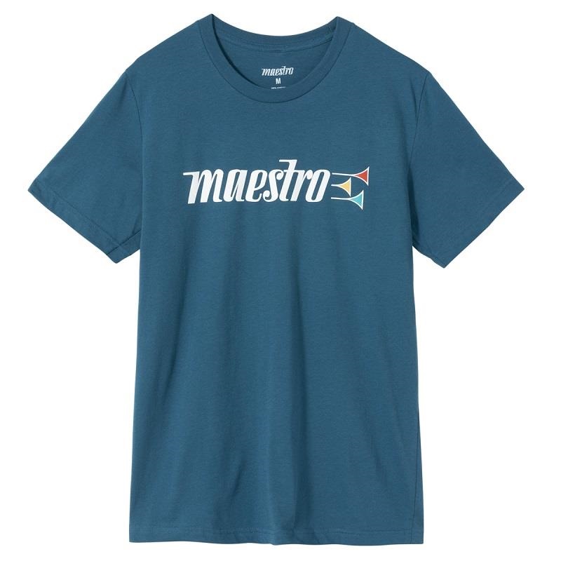 Gibson Maestro Trumpets Tee (Teal) (Large) GA-TEE-MAEST-TL-LG
