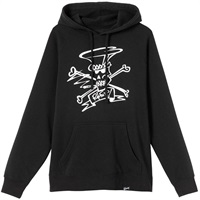 【夏のボーナスセール】 Slash 'Skully' Pullover Hoodie (Black) (XL) GA-SLSH-SKLFZ-BLK-XL