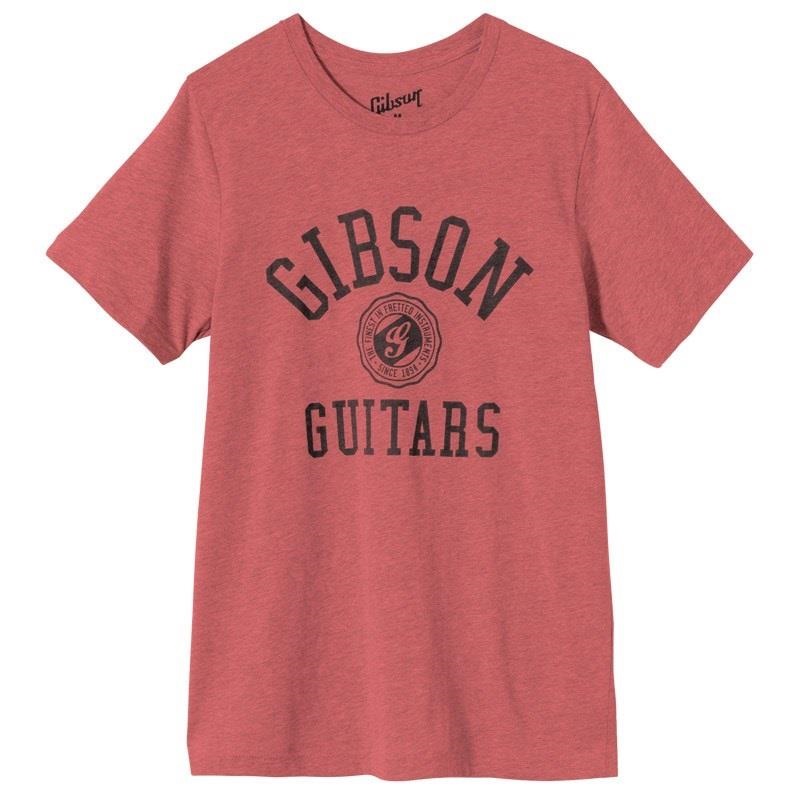 Gibson Collegiate Tee (Heather Red) (XL) GA-TEE-COLG-RED-XL