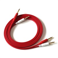 【創業50周年大決算SALE】COLOR TWIN CABLE 2PP-3.0M (PHONE-PHONE 1ペア) 3.0ｍ (RED)