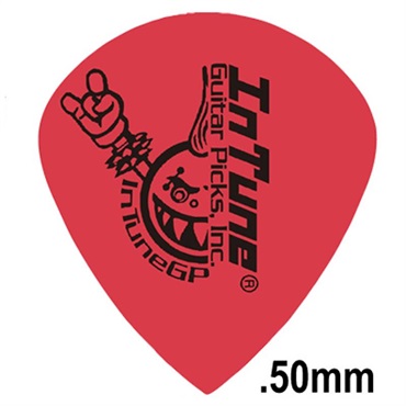 IN TUNE GP DGP4-C50 GrippX-XJJ Jumbo Jazz Guitar Picks (0.50mm/レッド)