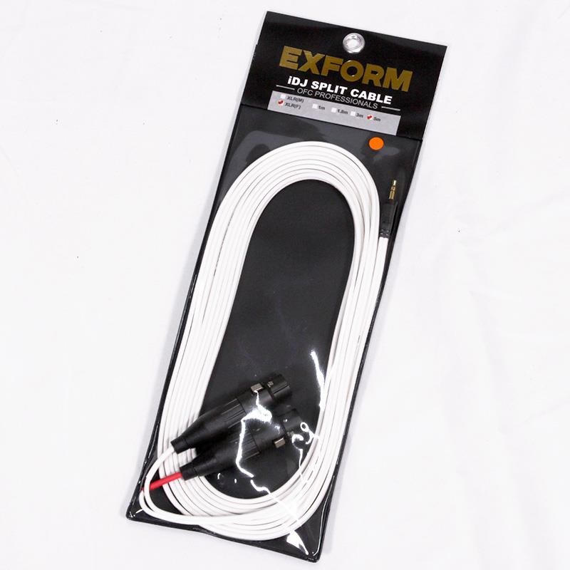 EXFORM iDJ SPLIT CABLE SERIES XLR-FX2B-5.0M
