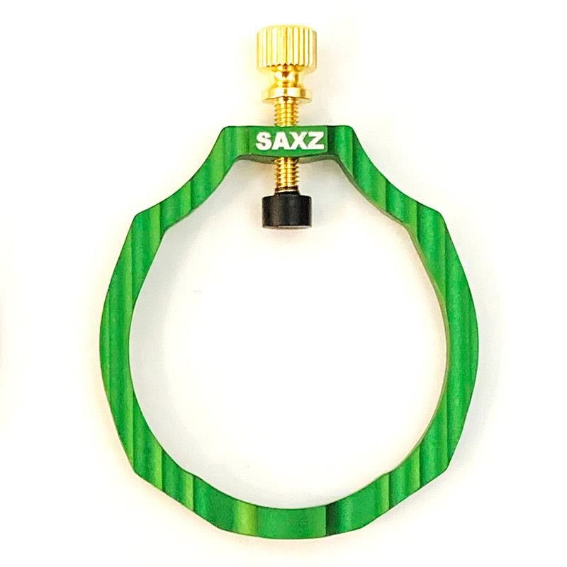 SAXZ 「ラージ / フォレストグリーン」 サックス用リガチャー