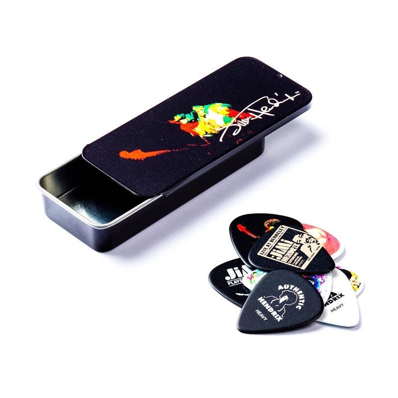 Dunlop (Jim Dunlop) JHPT04H JIMI HENDRIX BAND OF GYPSYS PICK TIN ピック6枚入り缶パッケージ