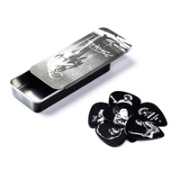JHPT06M JIMI HENDRIX SILVER PORTRAIT MEDIUM PICK TIN ピック6枚入り缶パッケージ
