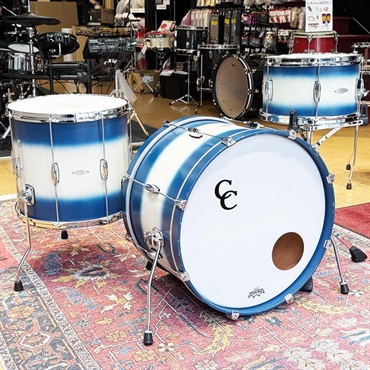 C&C CUSTOM DRUMS 【USED】Player Date I 3pc Set [20BD，13TT，16FT/Classic Blue & Silver Bop Duco]