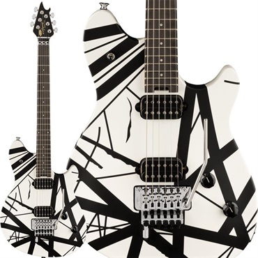 EVH Wolfgang Special Striped (Black and White/Ebony)