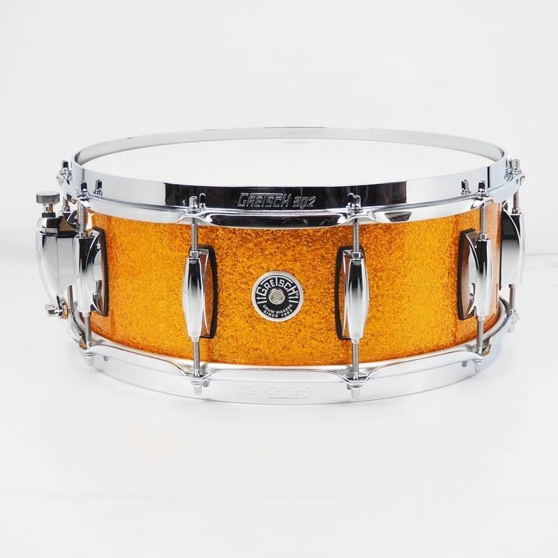GRETSCH 【創業50周年大決算SALE】GBNT-5514S-1CL 022 [Brooklyn Snare Drum 14×5.5 - Gold Sparkle]【店頭展示特価品】
