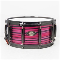 【夏のボーナスセール】MMGC1465S/BN #T18 [Masters Maple Gum 14×6.5 Snare Drum - Nitro Red and Black Lacquer Swirl w/Nickel Hardware]【Pearlファクトリーツアー2024オーダー品】【店頭展示特価品】